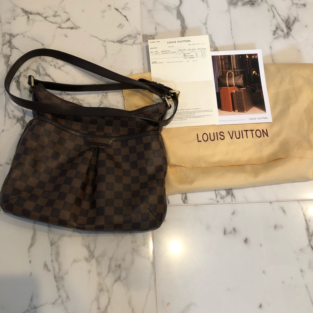 Louis Vuitton Bloomsbury PM Damier messenger bag.